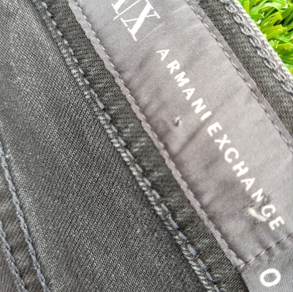 A|X Armani Exchange black denim skirt - Picture 4 of 4